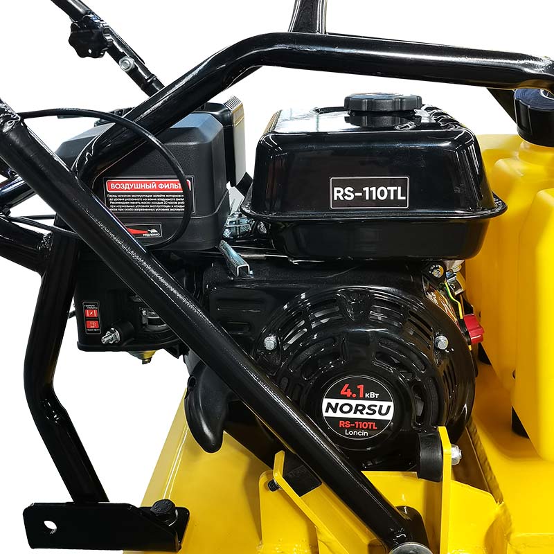 rs-110-tl-4 Виброплита бензиновая прямоходная NORSU RF-110TL (колесный комплект, бак для воды) - 4